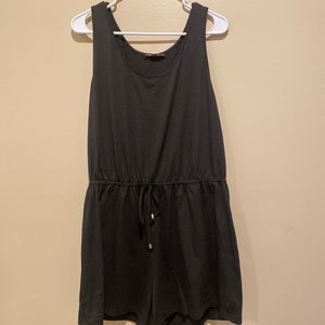 Black Racerback Romper